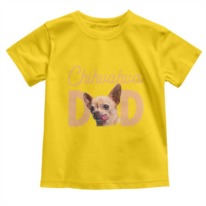 Proud Chihuahua Dad Toddler T Shirt Ankle Biter Dog Lover TS12 Daisy Print Your Wear