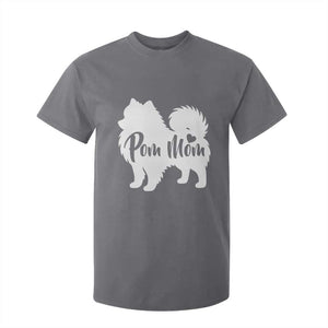 Proud Pom Mom T Shirt For Kid Pomeranian Dog Lover Gift TS12 Charcoal Print Your Wear