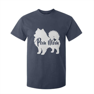 Proud Pom Mom T Shirt For Kid Pomeranian Dog Lover Gift TS12 Navy Print Your Wear