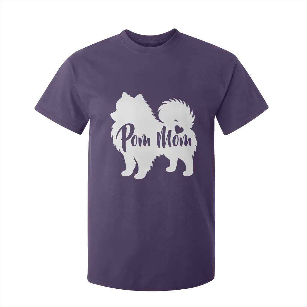 Proud Pom Mom T Shirt For Kid Pomeranian Dog Lover Gift TS12 Purple Print Your Wear