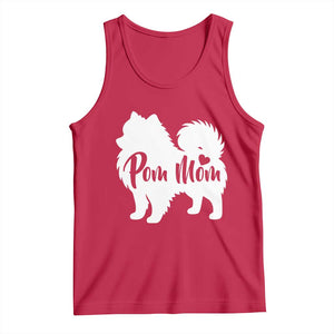 Proud Pom Mom Tank Top Pomeranian Dog Lover Gift TS12 Red Print Your Wear