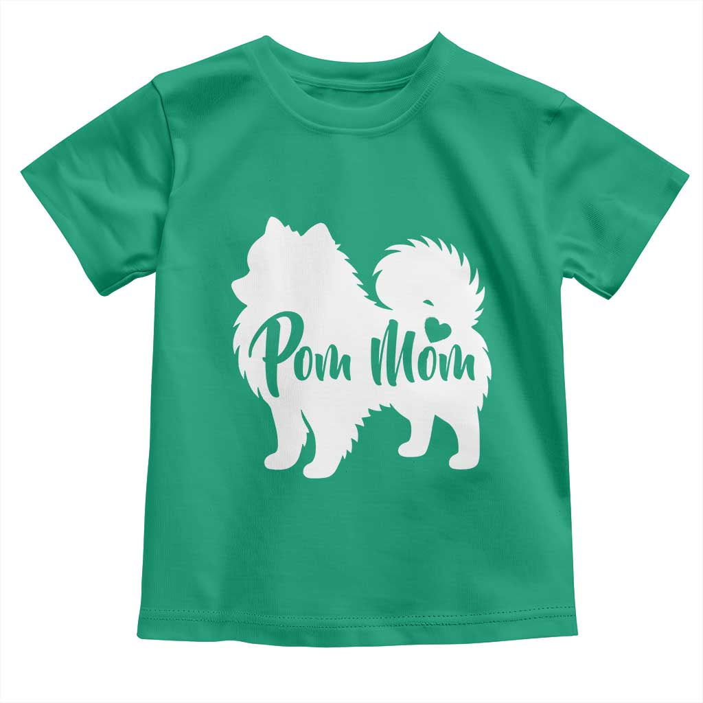 Proud Pom Mom Toddler T Shirt Pomeranian Dog Lover Gift TS12 Irish Green Print Your Wear
