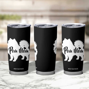 Proud Pom Mom Tumbler Cup Pomeranian Dog Lover Gift TS12 Print Your Wear