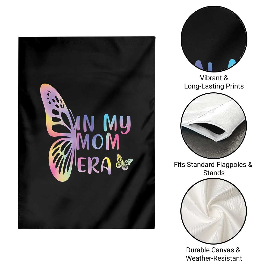 In My Mom Era Garden Flag Colorful Butterfly Mothers Day Gift TS12 Print Your Wear