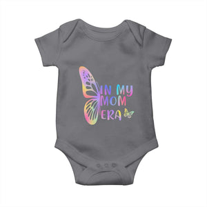 In My Mom Era Baby Onesie Colorful Butterfly Mothers Day Gift TS12 Charcoal Print Your Wear