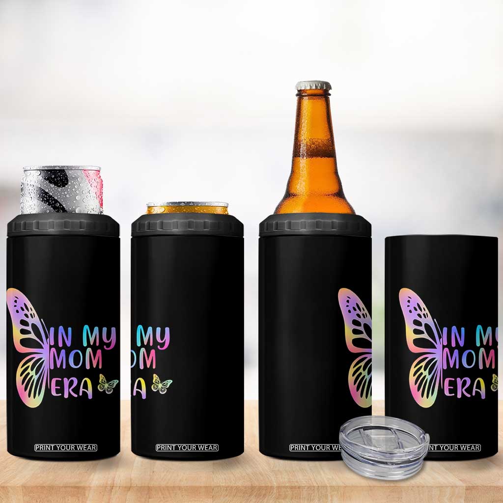 In My Mom Era 4 in 1 Can Cooler Tumbler Colorful Butterfly Mothers Day Gift TS12 Print Your Wear