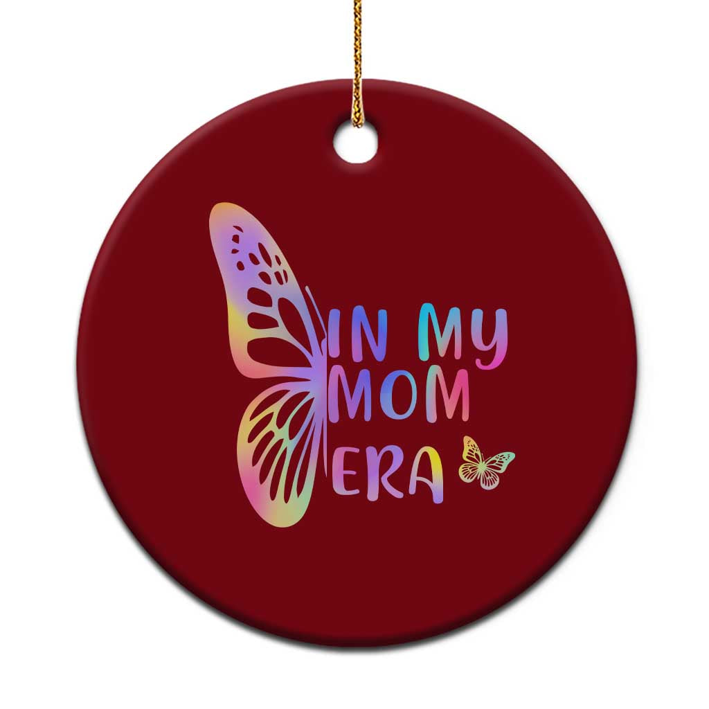 In My Mom Era Ceramic Ornament Colorful Butterfly Mothers Day Gift TS12 1pc Red Print Your Wear