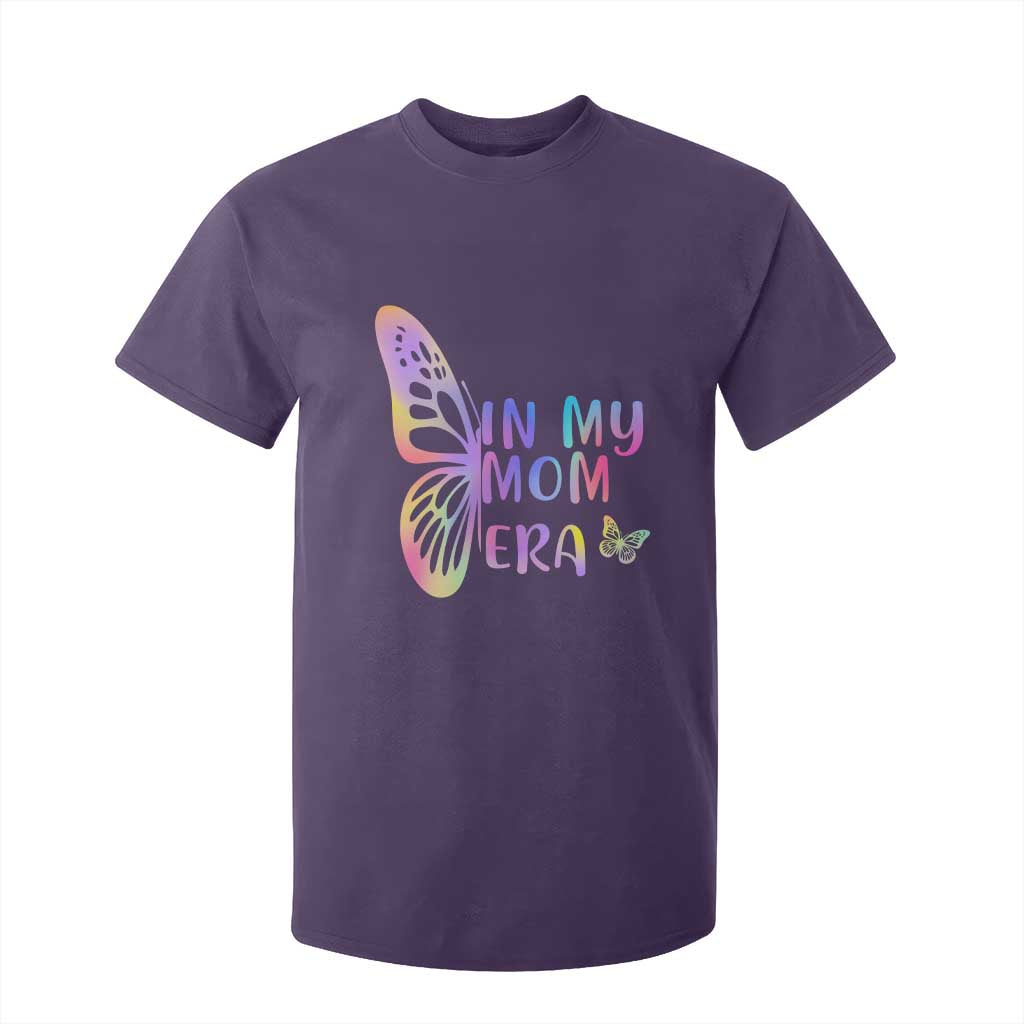 In My Mom Era T Shirt For Kid Colorful Butterfly Mothers Day Gift TS12 Purple Print Your Wear