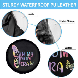 In My Mom Era Spare Tire Cover Colorful Butterfly Mothers Day Gift TS12 Print Your Wear