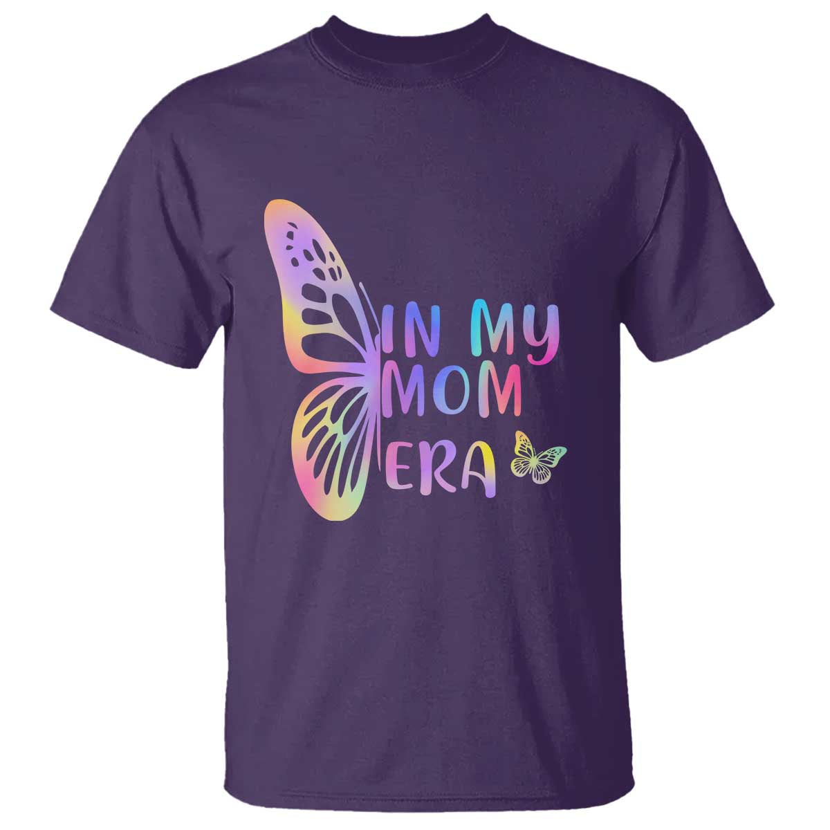 In My Mom Era T Shirt Colorful Butterfly Mothers Day Gift TS12 Purple Print Your Wear