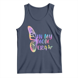 In My Mom Era Tank Top Colorful Butterfly Mothers Day Gift TS12 Navy Print Your Wear
