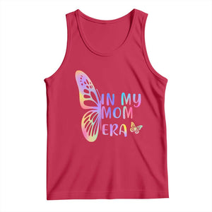 In My Mom Era Tank Top Colorful Butterfly Mothers Day Gift TS12 Red Print Your Wear