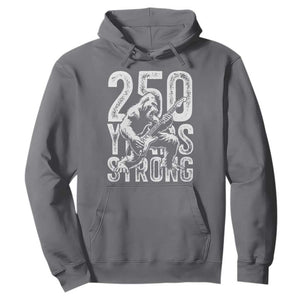 250 Years Strong Bigfoot Guitar Hoodie USA 250th Anniversary Gift TS12 Charcoal Print Your Wear