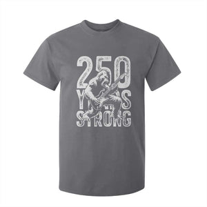 250 Years Strong Bigfoot Guitar T Shirt For Kid USA 250th Anniversary Gift TS12 Charcoal Print Your Wear
