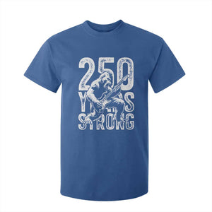250 Years Strong Bigfoot Guitar T Shirt For Kid USA 250th Anniversary Gift TS12 Royal Blue Print Your Wear