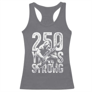 250 Years Strong Bigfoot Guitar Racerback Tank Top USA 250th Anniversary Gift TS12 Charcoal Print Your Wear