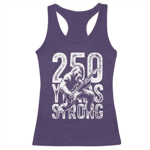 250 Years Strong Bigfoot Guitar Racerback Tank Top USA 250th Anniversary Gift TS12 Purple Print Your Wear