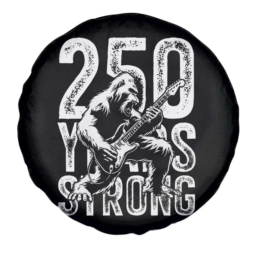 250 Years Strong Bigfoot Guitar Spare Tire Cover USA 250th Anniversary Gift TS12 Print Your Wear