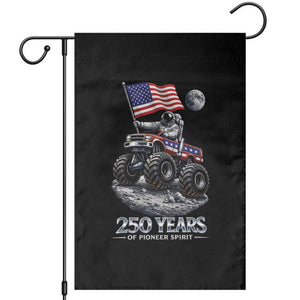 Astronaut 250 Years Of Pioneer Spirit Garden Flag USA 250th Anniversary TS12 Black Print Your Wear