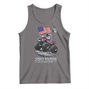 Astronaut 250 Years Of Pioneer Spirit Tank Top USA 250th Anniversary TS12 Deep Heather Print Your Wear