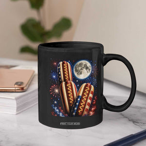 4th Of July Hotdog Fireworks Coffee Mug American Food Lovers TS12 Print Your Wear