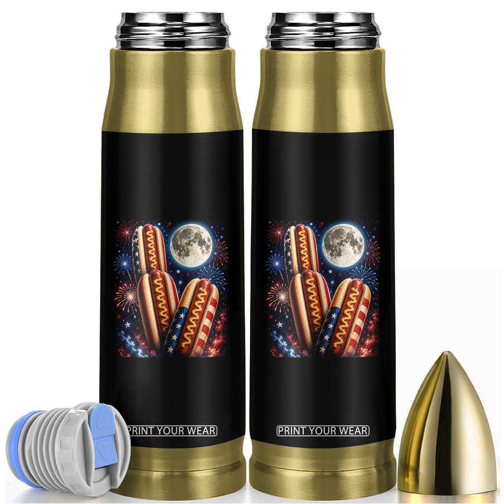 4th Of July Hotdog Fireworks Bullet Tumbler American Food Lovers TS12 Black Print Your Wear