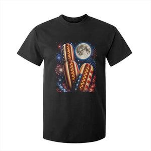 4th Of July Hotdog Fireworks T Shirt For Kid American Food Lovers TS12 Black Print Your Wear