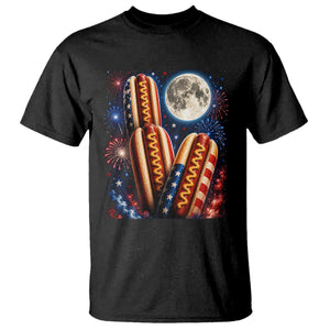 4th Of July Hotdog Fireworks T Shirt American Food Lovers TS12 Black Print Your Wear