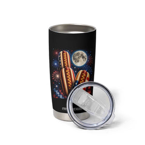 4th Of July Hotdog Fireworks Tumbler Cup American Food Lovers TS12 Print Your Wear