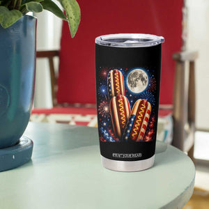 4th Of July Hotdog Fireworks Tumbler Cup American Food Lovers TS12 Print Your Wear