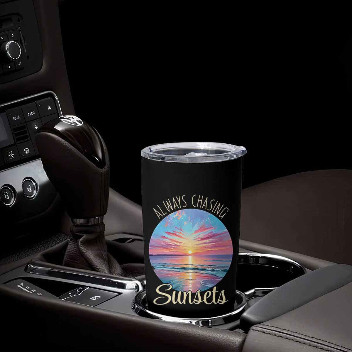 Always Chasing Sunsets Tumbler Cup Summer Vacation Travel Gift TS12 Print Your Wear