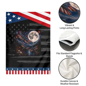 Red White And Blue Dragonfly Patriotic Garden Flag 4th Of July Nature Lover Gift TS12 Print Your Wear