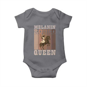 African American Cowgirl Baby Onesie Melanin Rodeo Queen Western Country TS12 Charcoal Print Your Wear