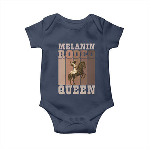 African American Cowgirl Baby Onesie Melanin Rodeo Queen Western Country TS12 Navy Print Your Wear