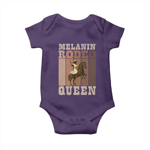 African American Cowgirl Baby Onesie Melanin Rodeo Queen Western Country TS12 Purple Print Your Wear