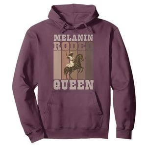 African American Cowgirl Hoodie Melanin Rodeo Queen Western Country TS12 Maroon Print Your Wear