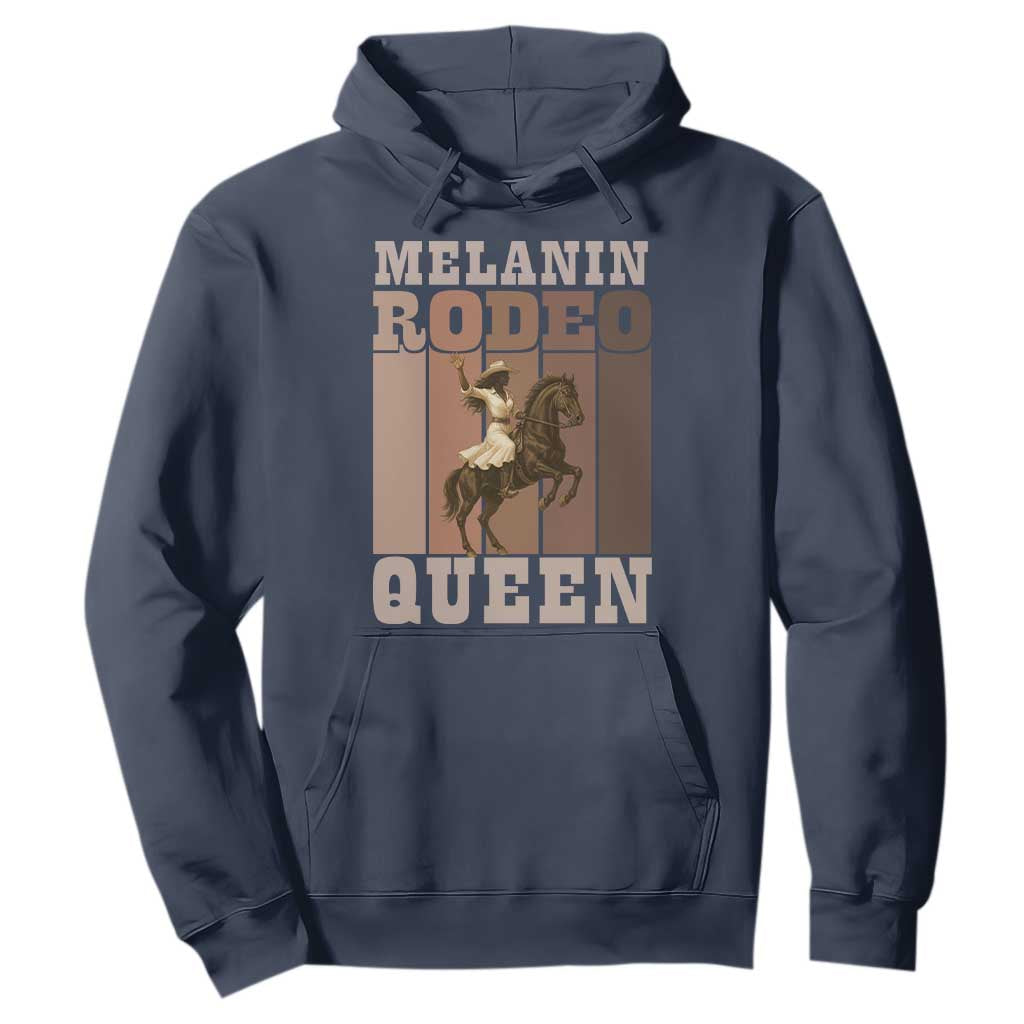 African American Cowgirl Hoodie Melanin Rodeo Queen Western Country TS12 Navy Print Your Wear