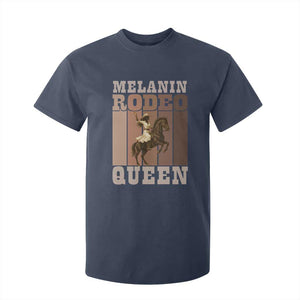 African American Cowgirl T Shirt For Kid Melanin Rodeo Queen Western Country TS12 Navy Print Your Wear