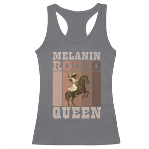 African American Cowgirl Racerback Tank Top Melanin Rodeo Queen Western Country TS12 Charcoal Print Your Wear