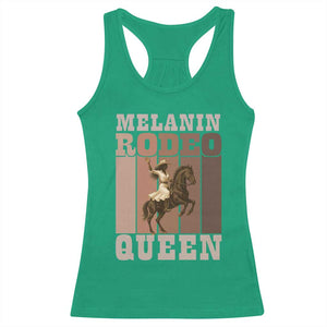 African American Cowgirl Racerback Tank Top Melanin Rodeo Queen Western Country TS12 Irish Green Print Your Wear