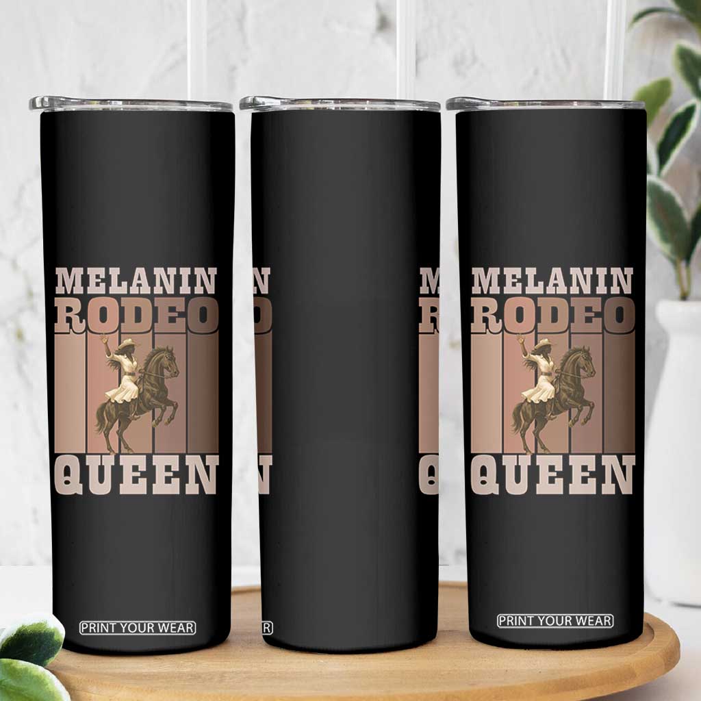 African American Cowgirl Skinny Tumbler Melanin Rodeo Queen Western Country TS12 Print Your Wear
