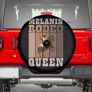 African American Cowgirl Spare Tire Cover Melanin Rodeo Queen Western Country TS12 Black Print Your Wear