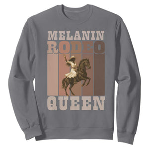 African American Cowgirl Sweatshirt Melanin Rodeo Queen Western Country TS12 Charcoal Print Your Wear