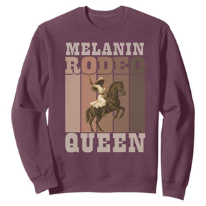 African American Cowgirl Sweatshirt Melanin Rodeo Queen Western Country TS12 Maroon Print Your Wear