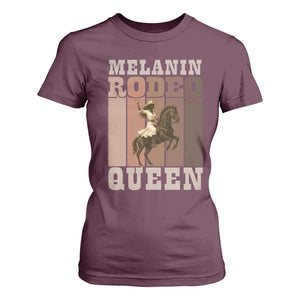 African American Cowgirl T Shirt For Women Melanin Rodeo Queen Western Country TS12 Maroon Print Your Wear