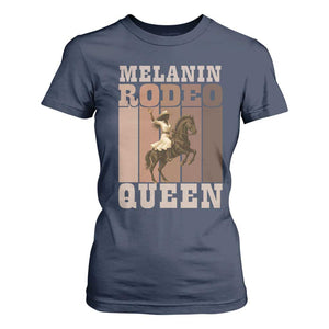 African American Cowgirl T Shirt For Women Melanin Rodeo Queen Western Country TS12 Navy Print Your Wear