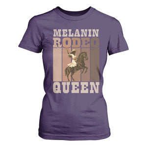 African American Cowgirl T Shirt For Women Melanin Rodeo Queen Western Country TS12 Purple Print Your Wear
