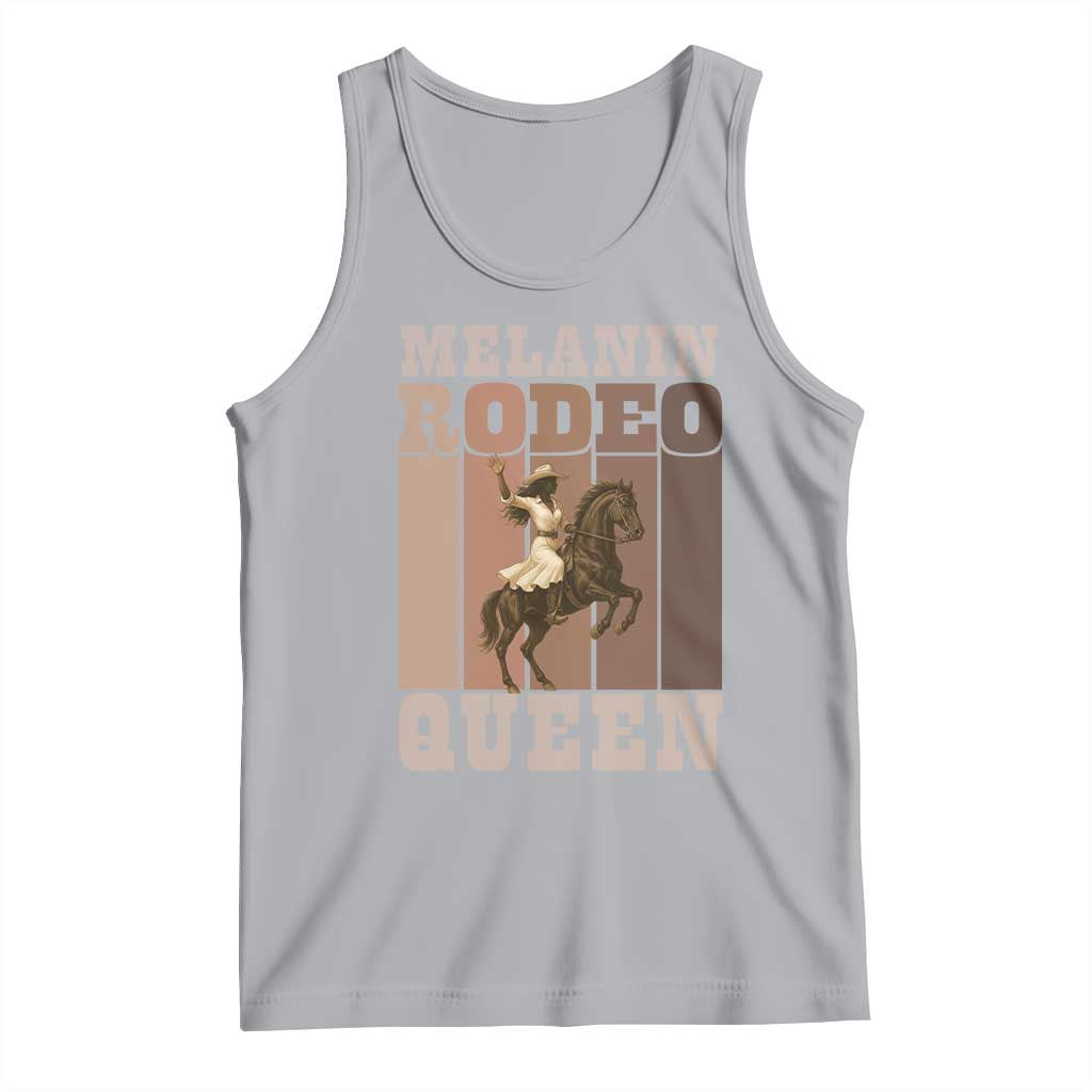 African American Cowgirl Tank Top Melanin Rodeo Queen Western Country TS12 Athletic Heather Print Your Wear
