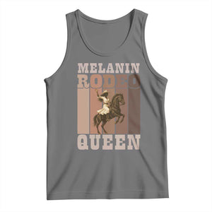 African American Cowgirl Tank Top Melanin Rodeo Queen Western Country TS12 Black Heather Print Your Wear