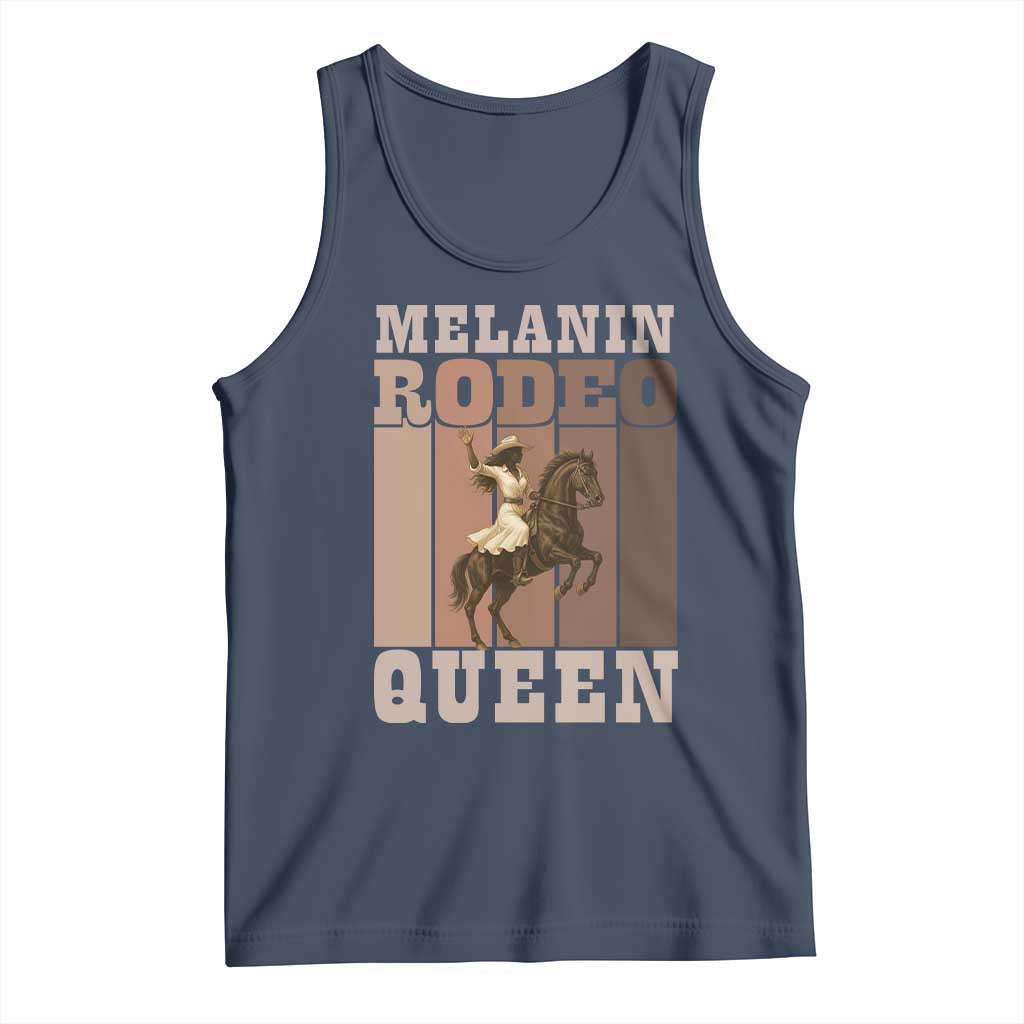 African American Cowgirl Tank Top Melanin Rodeo Queen Western Country TS12 Navy Print Your Wear